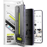 Затъмняващ Протектор за Samsung S24, Ringke Privacy Easy Slide Glass 2бр., Черен