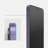 Затъмняващ Протектор за Samsung S24, Ringke Privacy Easy Slide Glass 2бр., Черен (4)