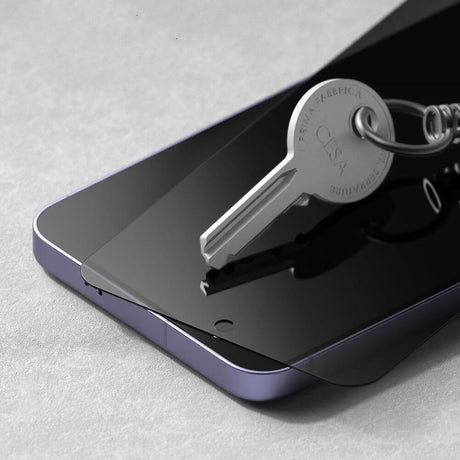 Затъмняващ Протектор за Samsung S24, Ringke Privacy Easy Slide Glass 2бр., Черен (3)