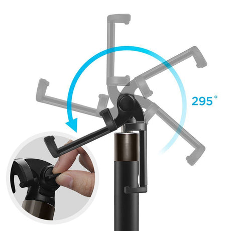 Блутут Селфи Стик, Spigen Wireless Selfie Stick S530W, Черен (6)