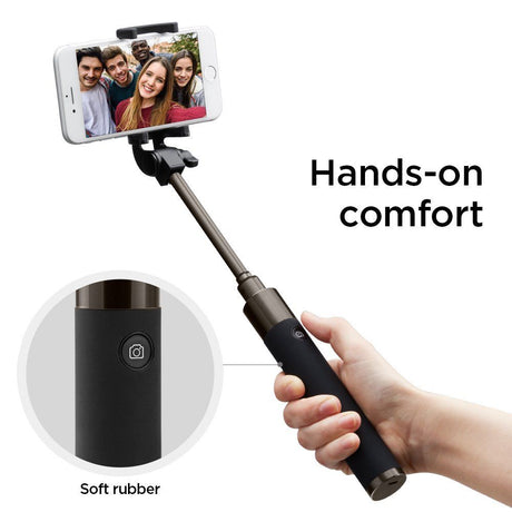 Блутут Селфи Стик, Spigen Wireless Selfie Stick S530W, Черен (3)