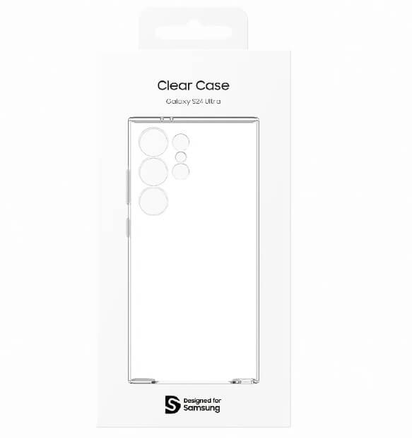 Оригинален Твърд Калъф за Samsung S24 Ultra Clear Case GP-FPS928SAATW, Прозрачен (5)