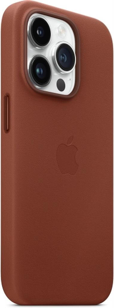 Оригинален Кожен Калъф за iPhone 14 Pro, Leather Magsafe Case MPPK3ZM/A, Кафяв (5)