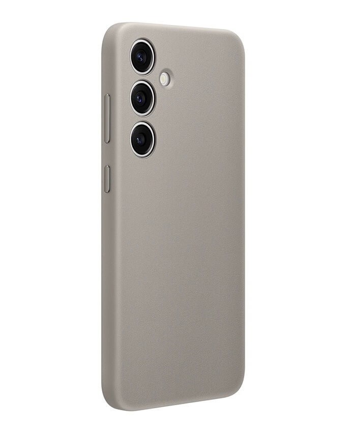 Оригинален Кожен Калъф за Samsung S24, Vegan Leather Cover Case GP-FPS921HCAAW, Кафяв (2)