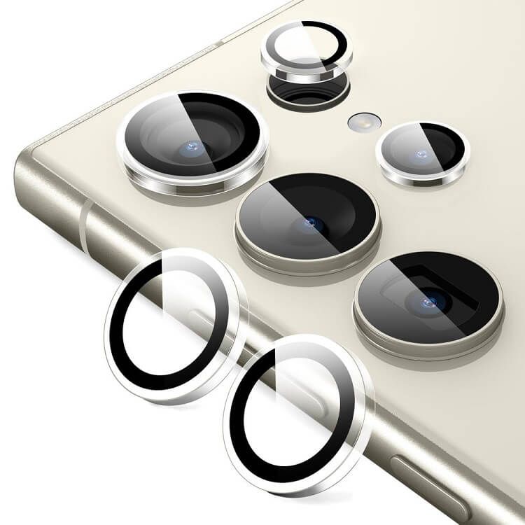 Протектор за Камерата на Samsung S24 Ultra, ESR Camera Lens Ring Glass, Прозрачен (2)