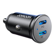 Двойно Зарядно за Кола с USB-C, Joyroom 30W 2C Mini Metal Car Charger PD3.0, Черен