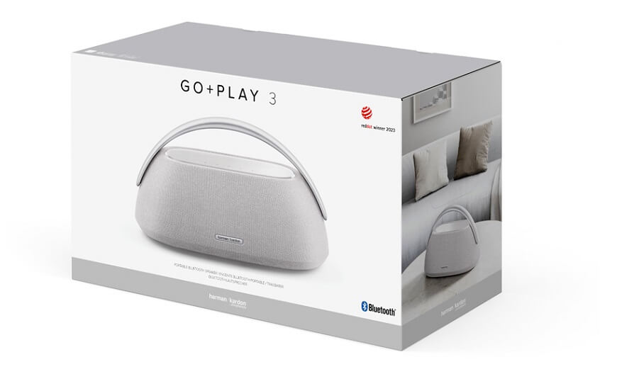 Безжична Колона, Harman Kardon GO and Play 3 Bluetooth Speaker, Сив (5)