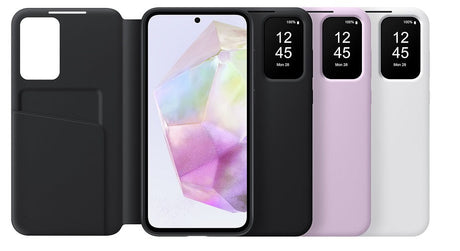 Оригинален Активен Калъф за Samsung A35 Smart View Wallet Book Case EF-ZA356CWEGWW, Бял (4)