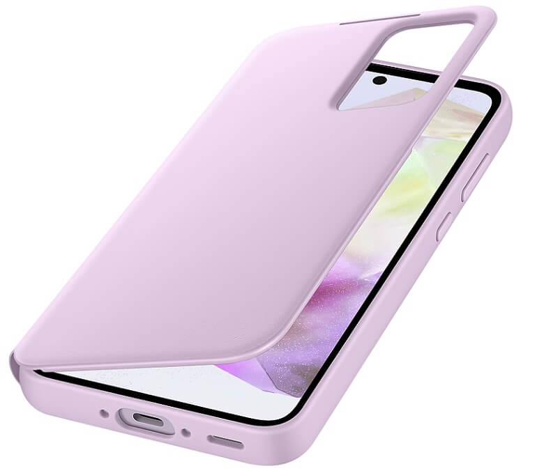 Оригинален Активен Калъф за Samsung A55 Smart View Wallet Book Case EF-ZA556CVEGWW, Лилав (4)