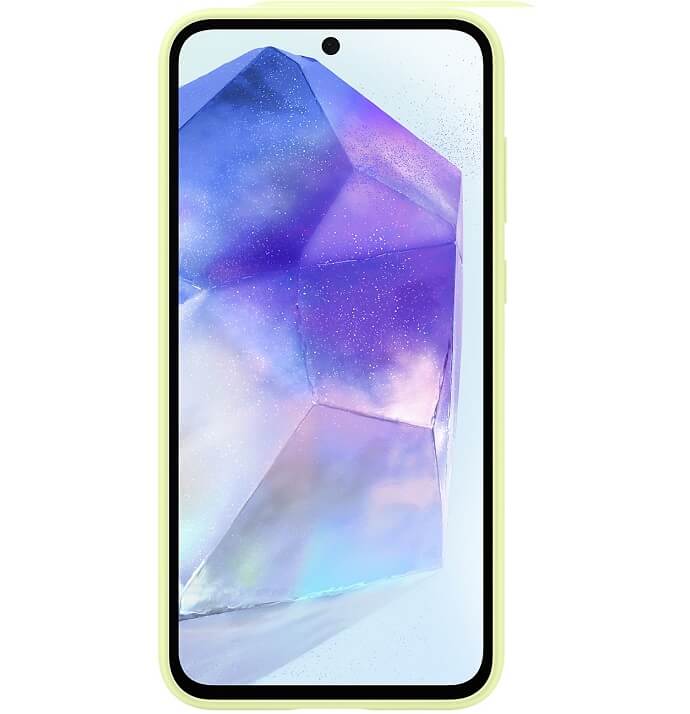 Оригинален Силиконов Калъф за Samsung A55, Silicone Cover Case EF-PA556TMEGWW, Зелен (2)
