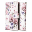 Кожен Калъф с Джобове за Xiaomi Redmi Note 13 4G, Tech-Protect Wallet Blossom Flower Book Case, Розов