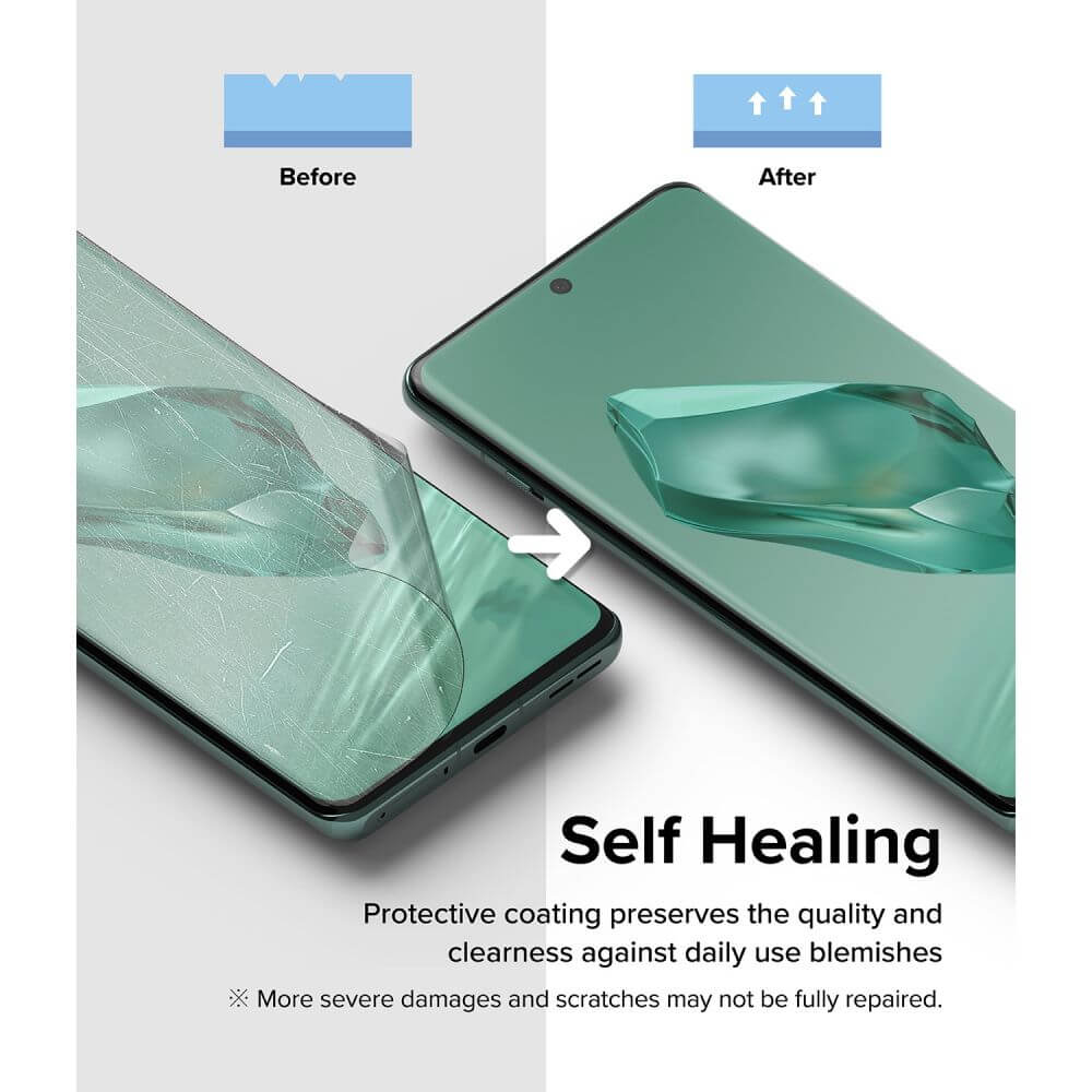 Гъвкав Протектор за Oneplus 12, Ringke Dual Easy Full Glass, Прозрачен (5)