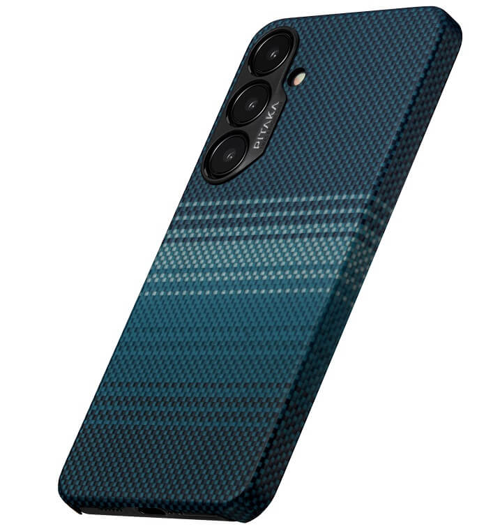 Magsafe Калъф за Samsung S24, Pitaka MagEZ 4 Case, Син (3)