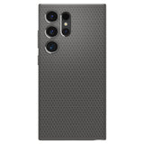 Противоударен Силиконов Калъф за Samsung S24 Ultra, Spigen Liquid Air Case, Сив (2)