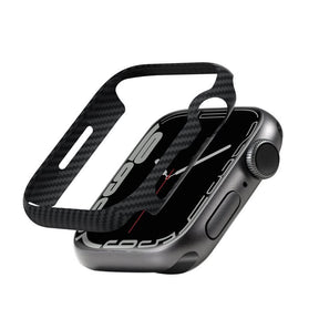 Карбонов Калъф за Apple Watch 45mm, Pitaka Air Case, Черен