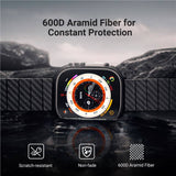 Карбонов Калъф за Apple Watch Ultra 49mm, Pitaka Air Case, Черен (8)