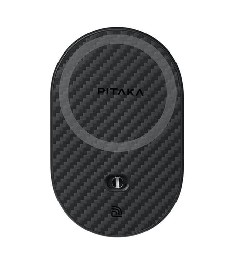 Безжично Зарядно за Кола с Magsafe, Pitaka MagEZ Car Mount Pro 2 15W, Черен