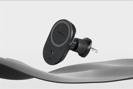 Безжично Зарядно за Кола с Magsafe, Pitaka MagEZ Car Mount Pro 2 15W, Черен (8)