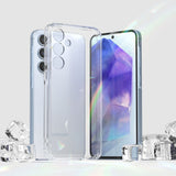 Противоударен Хибриден Калъф за Samsung A55, Ringke Fusion Case, Прозрачен (7)