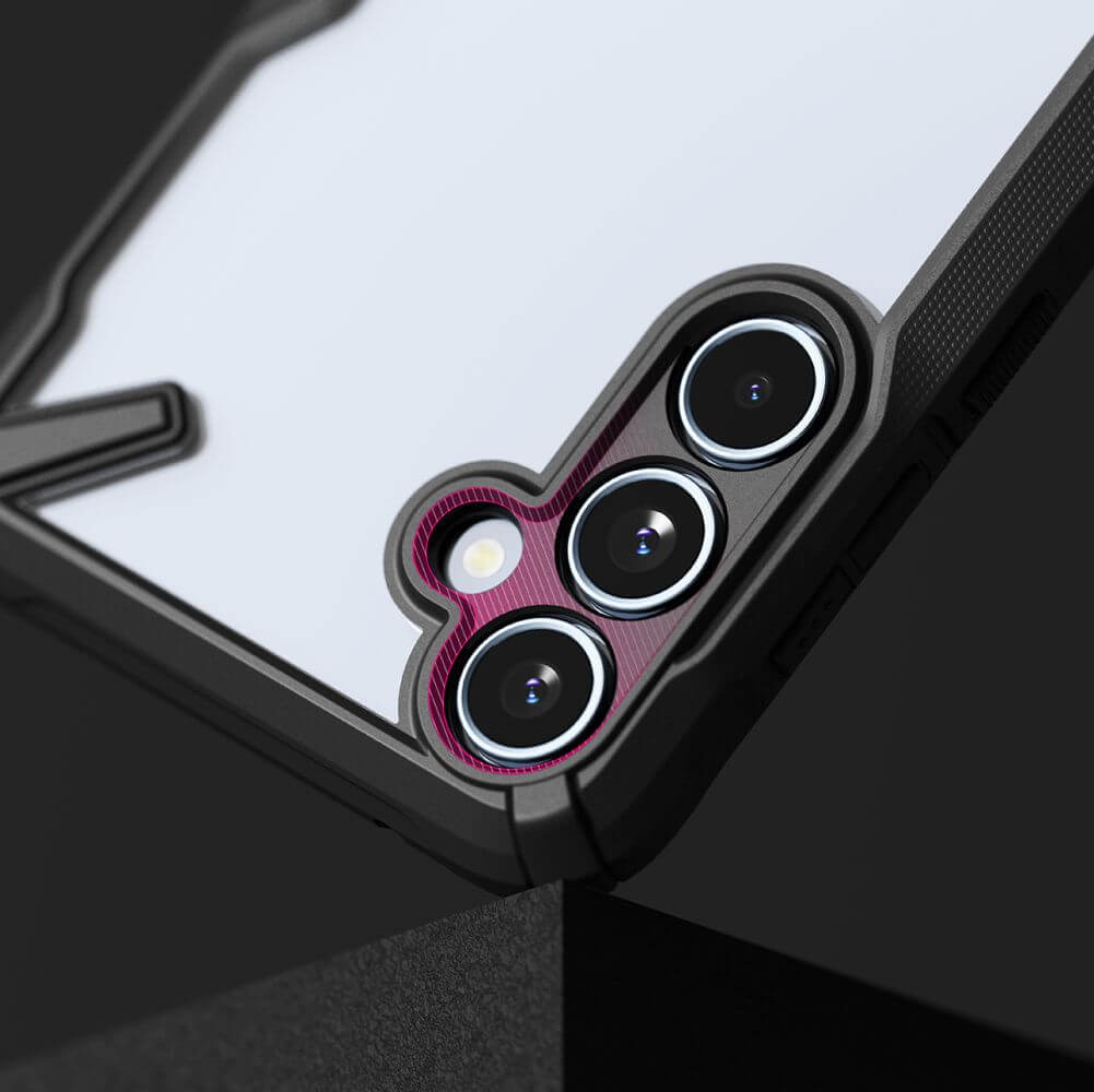 Противоударен Хибриден Калъф за Samsung A55, Ringke Fusion X Case, Черен (7)