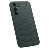 Противоударен Силиконов Калъф за Samsung A35, Spigen Liquid Air Case, Зелен (6)
