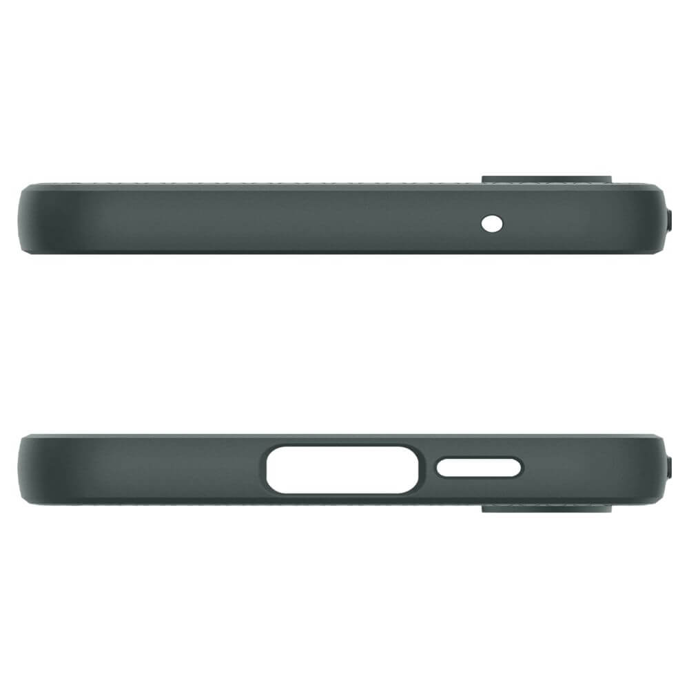 Противоударен Силиконов Калъф за Samsung A35, Spigen Liquid Air Case, Зелен (4)