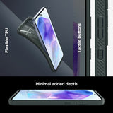 Противоударен Силиконов Калъф за Samsung A35, Spigen Liquid Air Case, Зелен (11)