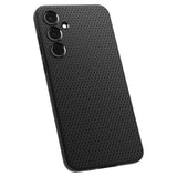 Противоударен Силиконов Калъф за Samsung A35, Spigen Liquid Air Case, Черен (6)