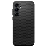 Противоударен Силиконов Калъф за Samsung A55, Spigen Liquid Air Case, Черен (2)