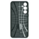Противоударен Силиконов Калъф за Samsung A55, Spigen Liquid Air Case, Зелен (7)