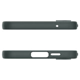 Противоударен Силиконов Калъф за Samsung A55, Spigen Liquid Air Case, Зелен (4)