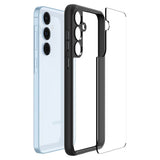 Противоударен Калъф за Samsung A55, Spigen Ultra Hybrid Case, Черен (6)