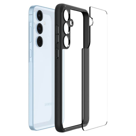 Противоударен Калъф за Samsung A55, Spigen Ultra Hybrid Case, Черен (6)