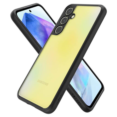 Противоударен Калъф за Samsung A55, Spigen Ultra Hybrid Case, Черен (5)
