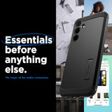 Противоударен Хибриден Калъф за Samsung A55, Spigen Tough Armor Case, Черен (7)