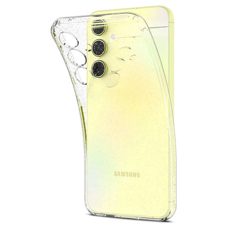 Блестящ Калъф за Samsung A55, Spigen Liquid Crystal Glitter Quartz Case, Прозрачен (4)