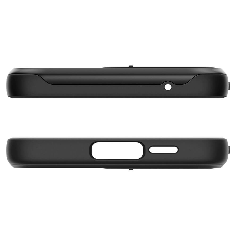 Калъф с Камерен Предпазител за Samsung A55, Spigen Optik Armor Case, Черен (6)