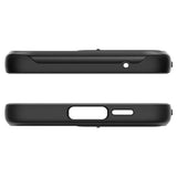 Калъф с Камерен Предпазител за Samsung A55, Spigen Optik Armor Case, Черен (6)