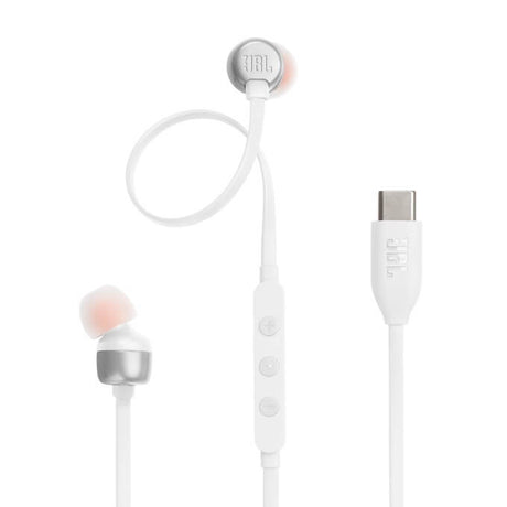 Слушалки с USB-C, JBL Tune 310C DAC Handsfree JBLT310CWHT, Бял (2)