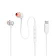 Слушалки с USB-C, JBL Tune 310C DAC Handsfree JBLT310CWHT, Бял