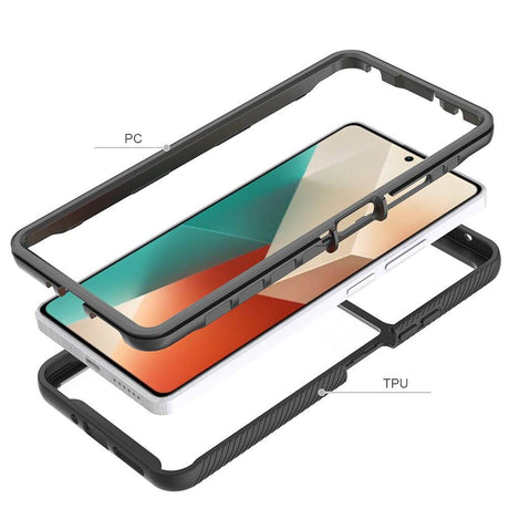 Цялостен Калъф за Xiaomi Redmi Note 13 5G, Tech-Protect Defense 360 Case, Черен (4)