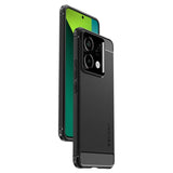Противоударен Калъф за Xiaomi Redmi Note 13 Pro 5G, Spigen Rugged Armor Case, Черен (7)
