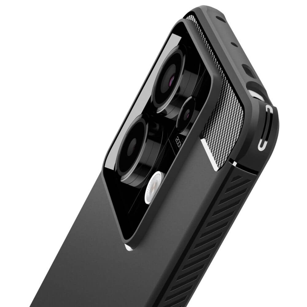 Противоударен Калъф за Xiaomi Redmi Note 13 Pro 5G, Spigen Rugged Armor Case, Черен (8)