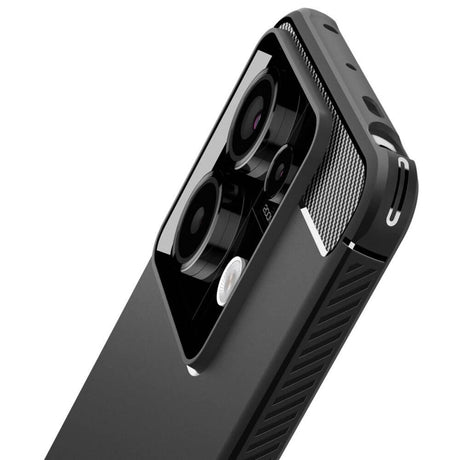 Противоударен Калъф за Xiaomi Redmi Note 13 Pro 5G, Spigen Rugged Armor Case, Черен (8)
