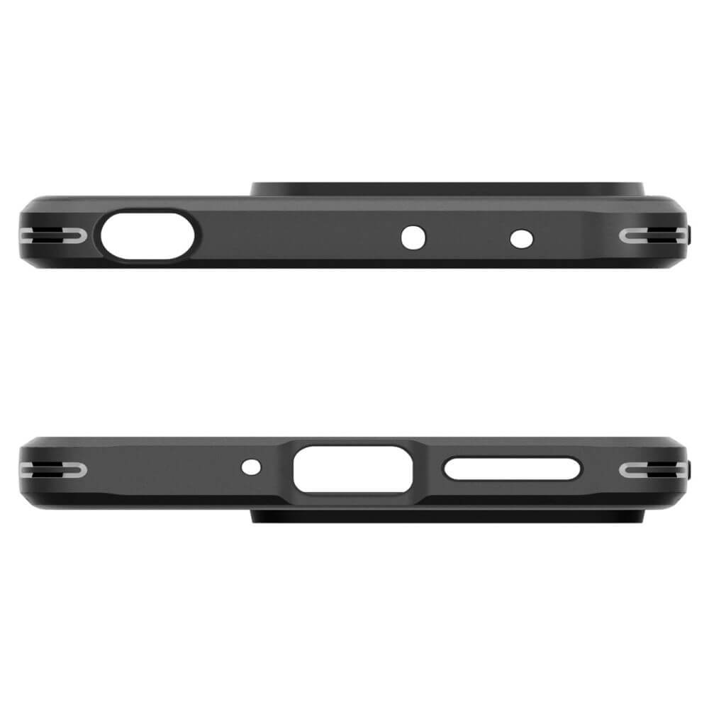 Противоударен Калъф за Xiaomi Redmi Note 13 5G, Spigen Rugged Armor Case, Черен (4)
