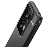 Противоударен Калъф за Xiaomi Redmi Note 13 5G, Spigen Rugged Armor Case, Черен (6)