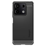 Противоударен Калъф за Xiaomi Redmi Note 13 5G, Spigen Rugged Armor Case, Черен (2)