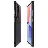 Тънък Калъф за Samsung S24 Ultra, Spigen Enzo Aramid Case, Черен (6)