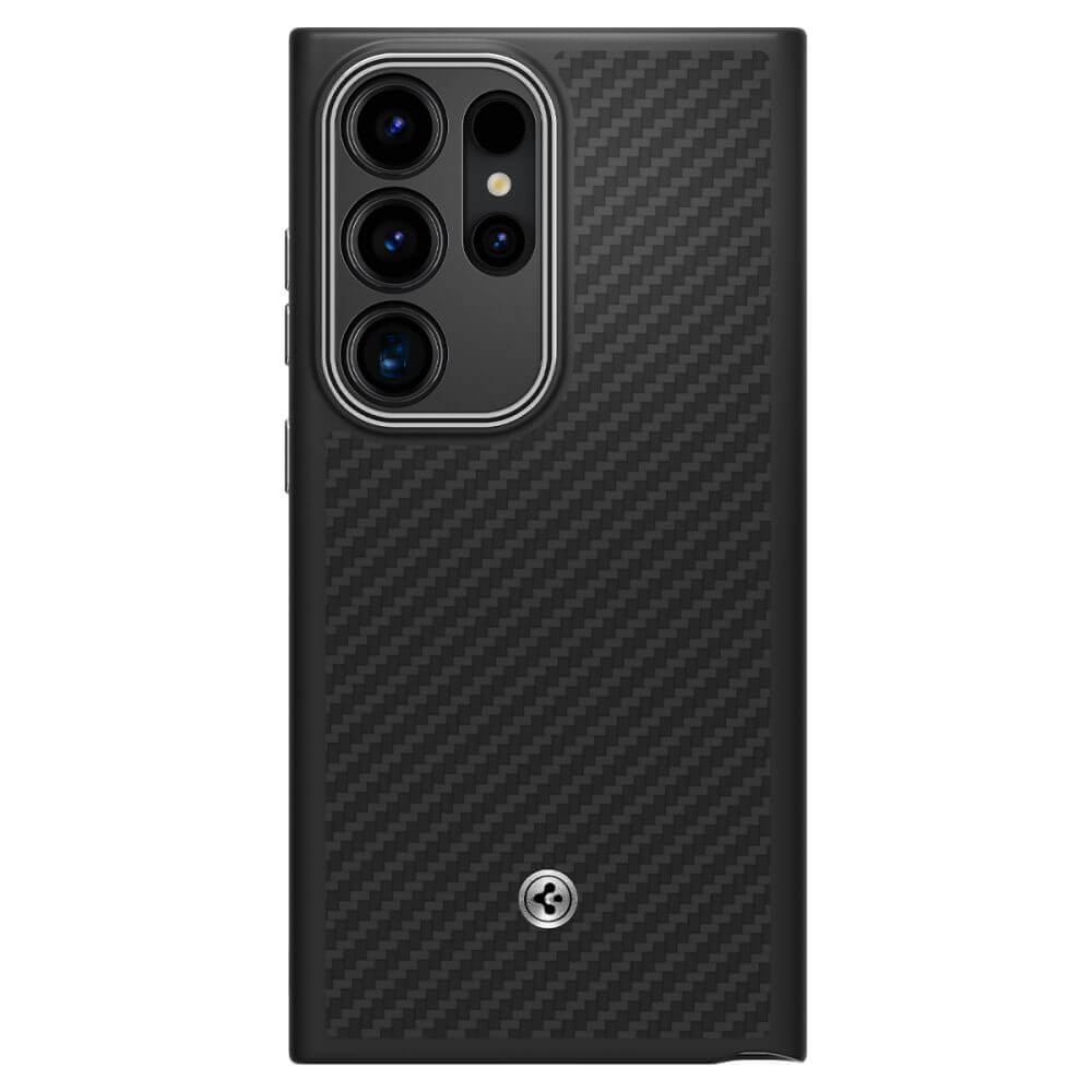 Тънък Калъф за Samsung S24 Ultra, Spigen Enzo Aramid Case, Черен (2)