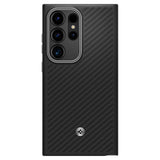 Тънък Калъф за Samsung S24 Ultra, Spigen Enzo Aramid Case, Черен (2)